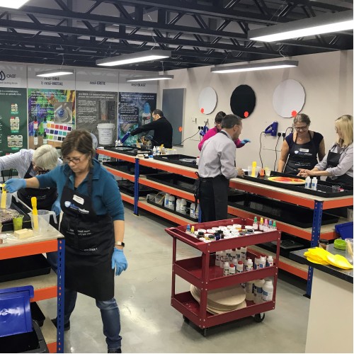 Resin Art Workshops at our Dunsfold Academy